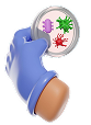 Microscope hand Icon